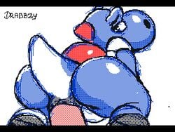 anal anal_sex animated anus ass balls cum gaping gaping_anus male mario_(series) nintendo penetration penis sex tongue virus.exe yaoi yoshi