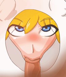 2boys adventure_time animated blonde_hair blue_eyes blush cartoon_network e-sac femboy finn_the_human gay girly hair hood male/male oral penis vacuum_blowjob vacuum_fellatio veiny veiny_penis yaoi