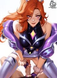 1boy 1girls ai_assisted ai_generated anima_squad_series ass ayakonarts battle_bunny_miss_fortune child_bearing_hips cowgirl cowgirl_position curvaceous curvaceous_ass curvaceous_body curvaceous_female curvaceous_figure curvaceous_hips curvaceous_thighs curvy curvy_body curvy_female curvy_figure curvy_hips curvy_thighs female female_focus fingerless_gloves functionally_nude functionally_nude_female heart_symbol imminent_penetration imminent_sex imminent_vaginal league_of_legends licking_lips long_hair looking_at_viewer miss_fortune orange_hair penis_touching_vagina pink_eyes pov pov_eye_contact pov_male riot_games sarah_fortune seducing seduction seductive seductive_body seductive_eyes seductive_gaze seductive_look seductive_mouth seductive_pose seductive_smile sex simple_background suggestive suggestive_gesture suggestive_look suggestive_pose suggestive_posing thick thick_hips thick_legs waifu