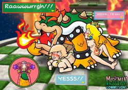 bowser from mario (series) by the moss-man