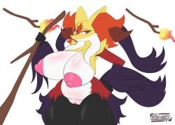delphox from game freak by eltoonsz