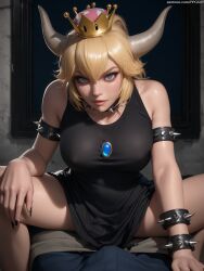 bowsette from mario (series) by pujopg