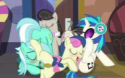 2017 anus ass blush bonbon_(mlp) cunnilingus cutie_mark earth_pony equine female feral friendship_is_magic group group_sex hair headphones horn horse inside lyra_heartstrings_(mlp) mammal multicolored_hair my_little_pony octavia_melody oral pony pussy sex shutterflyeqd tongue tongue_out two_tone_hair unicorn vaginal_penetration vinyl_scratch_(mlp) yuri