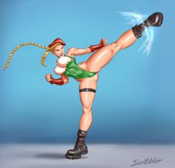 2d blonde_hair cammy_white female scribbler street_fighter tagme