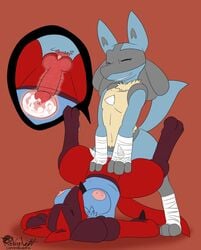 anthro cherrycario_(character) cum cum_in_pussy cum_inside female lucario male nintendo nude penetration penis pokemon pokemon_(species) pussy redimplight sex standing vaginal_penetration video_games