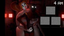 1boy 1girls 3d 3d_animation animated animatronic animatronic_female blender blender_(software) circus_baby_(fnaf) circus_mommy circus_mommy_2.0_(anthony_blender) clown clown_girl cum cum_drip curvy dommy_mommy excessive_cum female femdom five_nights_at_freddy's five_nights_at_freddy's:_sister_location green_eyes handjob handjob_from_behind journey_(game) juneaujumbles large_ass large_breasts laying_down longer_than_30_seconds male milf questionable_consent red_hair red_lipstick reverse_rape riding robot robot_girl robot_humanoid shorter_than_one_minute sister_location size_difference smiling smiling_at_partner sound tagme thick_thighs traveler video white_skin wide_hips