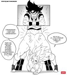 3girls ass ass_focus bitch black_hair caulifla cheating_(relationship) closed_eyes doggy_style dragon_ball dragon_ball_super earrings female_pervert female_sub full_body fusion hooker kale kale_(dragon_ball) kefla kefla_(dragon_ball) legs legs_apart long_legs nude pervert potara_earrings potara_fusion prostitute prostitution sex sex_from_behind son_goku submission vaginal_penetration witchking00