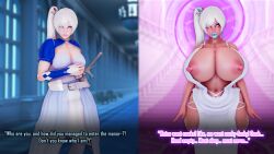 1girls 3d alternate_body_type alternate_breast_size arcrad big_breasts bimbo bimbo_body bimbo_lips bimbofication blue_lips brainwashed brainwashing breast_expansion breasts busty curvaceous curvy curvy_body curvy_female curvy_figure english english_text eyes_rolling_back female huge_breasts large_breasts naughty_face nipples personality_change ponytail rolling_eyes rwby slut slutty_face slutty_outfit text voluptuous weiss_schnee whore