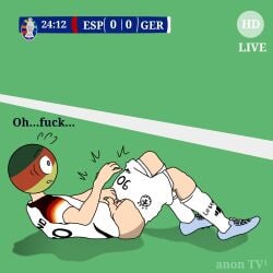 anonsaas countryhumans degradation embarrassed exposed_penis football football_uniform germany germany_(countryhumans) humiliation little_penis male_only micropenis pantsed small_penis small_penis_humiliation soccer soccer_uniform tiny_penis