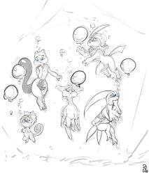 absol absurd_res air_bubble animal_genitalia animal_penis anthro aquaphilia asphyxiation bag breasts bubble byondrage canine_genitalia canine_penis cyanosis drowning female game_freak generation_1_pokemon generation_3_pokemon generation_5_pokemon genitals group grovyle hi_res kecleon legendary_pokemon male mewtwo nintendo nipples penis peril pokemon pokemon_(species) pussy tail underwater virizion water