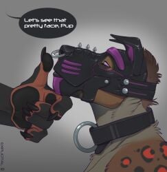 claws dialogue explicital flirting furry hypnosis mind_control pup_mask speech_bubble tagme text