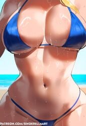 1girls ai_generated ass big_ass big_breasts big_butt breasts fairy_tail huge_breasts large_ass large_breasts lucy_heartfilia sinderellaart
