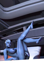 liara t'soni from mass effect by giallo1972