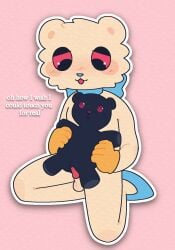 anthro bear_(game) crossdressing femboy i_need_special_guest_r34 lefishaue_(artist) male plushophilia roblox rubberhose_(bear) small_penis thinking_of_someone_else wholesome