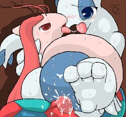 color female feral insertion interspecies lugia male milotic nude pokemon pokemon_(species) pokemon_gsc pokemon_rse sex straight tagme z.o.e.