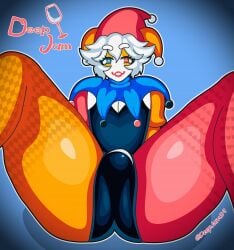 balatro bulge clown jester jimbo jimbo_(balatro) spread_legs