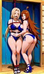ai_generated bondage gagged mei_terumi naruto_(series) tsunade