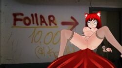 27_years bitch breasts fuck_me_(text) kitsune red_hair sexyfur shin_tsuki skirt_lift tsuki_rblx vagina virtual_youtuber vtuber vtuberfanart vtubers