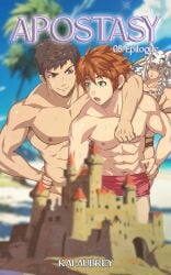 abs athletic_male bara beach beach_episode bishonen bishounen bl blue_eyes boy boys brown_hair cute fantasy finn fit fit_male gay gay_male green_eyes island islander jock kaiaubrey kier macro macrophilia male male_focus male_only mazjojo muscle muscles muscular muscular_male novel_illustration red_hair shirtless shirtless_male speedo story story_at_source tropical white_hair yaoi yaoi_story