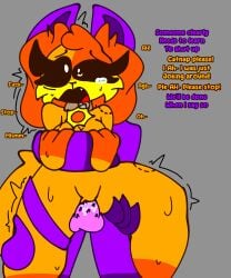 anthro bite_mark catnap_(poppy_playtime) chaoticdream comic comic_page crying dogday_(poppy_playtime) female forced furry poppy_playtime poppy_playtime_(chapter_3) rape simple_background smiling_critters tagme text