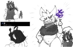 big_breasts breasts female furry gengar huge_breasts plump_(character) pokemon pokemon_(species) tagme thick_thighs venornous wide_hips