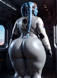 1girls ai_generated alien alien_girl alien_humanoid alien_only ass back_view big_ass big_butt blue_body blue_eyes blue_skin blue_sky bodysuit bottom_heavy chubby chubby_female colored_skin curvaceous curvaceous_female curvaceous_figure curvy curvy_body curvy_female curvy_figure curvy_hips disney fat fat_ass fat_butt female female female_focus female_only from_behind futuristic gloves grey_clothing headgear headwear hips huge_ass huge_butt indoors inside interior jumpsuit large_ass large_butt looking_out_window looking_outside looking_to_the_side magnumdawn markings markings_on_head non-human non-human_only obese obese_female overweight overweight_female photorealistic plump pony_diffusion_xl rear_view science_fiction scifi sky solo solo_female solo_focus spacecraft spaceship spaceship_interior spacesuit stable_diffusion standing star_wars tentacle tentacle tentacle_hair thick_thighs thighs tight_bodysuit tight_clothes tight_clothing tight_fit twi'lek wedgie white_clothing wide_hips window