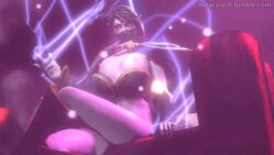 3d animated black_hair breasts dota_2 dotacouch lanaya mask nipples pink_skin templar_assassin undressing