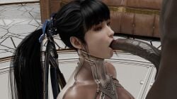 1boy 1girls big_penis blowjob cum cum_in_mouth deepthroat eve_(stellar_blade) icedev mustard_sfm noctryanim sound stellar_blade tagme video