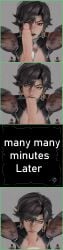 1girls angry_face big_penis black_hair black_lipstick blowjob dick earrings female goth goth_girl gothic_girl jubilee jubilee_(marvel_rivals) marvel marvel_rivals mouth_full_of_cock mouthful red_eyes rokot42 tsundere vampire vampire_girl veiny_penis