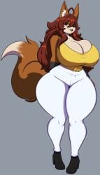 big_ass big_breasts breasts bubble_butt cleavage dewwydarts dewwydartz female furry huge_ass huge_breasts maddie_(dewwydartz) tagme thick_thighs wide_hips