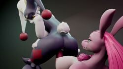 16:9 3d_(artwork) 3d_animation 4k absurd_res animal_genitalia animal_penis animated anthro anus areola big_breasts black_body black_fur breasts chest_tuft digital_media_(artwork) duo dupin_(pal) dupin_(seriuswolf) equine_genitalia equine_penis female female_penetrated fur genitals gynomorph gynomorph/female gynomorph_penetrating gynomorph_penetrating_female hi_res huge_filesize intersex intersex/female intersex_penetrating intersex_penetrating_female lagomorph leporid lovander lovander_(mayosplash) mammal nipples no_sound on_bottom on_top pal_(species) palmorph palworld penetration penile penile_penetration penis pink_areola pink_body pink_nipples pink_penis pocketpair rabbit reverse_cowgirl_position scut_tail sex short_playtime short_tail simple_background tacopuss tagme tail tuft video white_body white_fur widescreen yellow_eyes