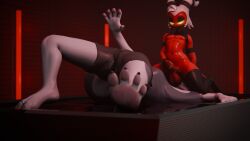 16:9 anal anthro asphyxiation erection facesitting feet female female_rimming female_rimming_male femboy genitals glans hair hellaverse helluva_boss hi_res horn imp josou_seme latex loona_(helluva_boss) male male/female moxxie_(helluva_boss) navel nipples nocturnalfuzz oral penis peril questionable_consent red_body red_skin rimming rimming_male sex sitting sitting_on_another smothering smothering_ass soundproofing striped_horn stripes struggling toes white_hair widescreen