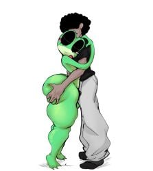 ass fat_ass giygal groping_ass groping_from_behind holding_ass ribbit_(tadc) ribbit_(the_amazing_digital_circus) self_insert tadc the_amazing_digital_circus