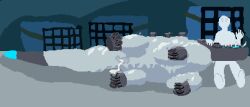 after_sex bodily_fluids cum female feral genital_fluids hi_res human kuvik male male/female mammal snow_stalker_(subnautica)