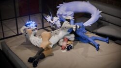 16:9 4k absurd_res anal anal_penetration animal_genitalia animal_penis anthro anthro_on_feral anthro_penetrating anthro_penetrating_feral baito balls bedding bedroom bestiality bodily_fluids breath canine_genitalia canine_penis cum duo erection feral feral_penetrated genital_fluids genitals hi_res knot knotted_penis kyuulin male male/male male_penetrated male_penetrating male_penetrating_male panting penetration penile penile_penetration penis sex sheath widescreen