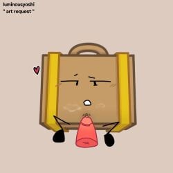 adamationz disembodied_penis inanimate_insanity luminousyoshi object_shows osc precum pussy suitcase_(ii) vaginal_penetration