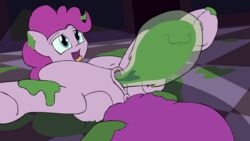 2015 animated anus blue_eyes equine female feral friendship_is_magic goo hair horse kanashiipanda looking_pleasured mammal messy my_little_pony open_mouth penetration pink_hair pinkie_pie_(mlp) pony pussy sex slime solo spread_legs stomach_bulge the_smooze tongue tongue_out unbirthing vaginal_penetration vore