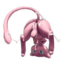 anus balls cum cum_drip cum_on_ass cum_on_foot cum_string cumshot dripping feral fur furry furry_only holding_penis legendary_pokemon looking_at_penis male male_only messy mew nintendo penis perineum pienji pokémon_(species) pokemon pokemon_(species) sagging_balls solo tail upside-down video_games