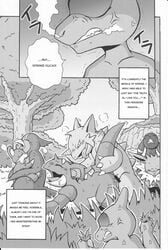 censored charmeleon comic eeveelution female feral fur gabite jolteon male mikazuki_karasu nidoqueen nintendo pokemon pokemon_(species) rattata rhydon sex straight umbreon video_games