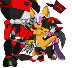 amatsucat e-123_omega female group group_sex machine mechanical robot robot_cum rouge_the_bat rouge_the_bat_(heroes) sex shadow_the_hedgehog sonic_(series) sonic_heroes straight team_dark threesome vaginal_penetration