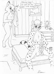 balls cheetah feline feline lube male mammal mike_sherman penis