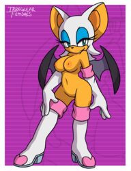 rouge the bat from sonic (series) by irregular fetishes