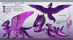 adalfyre animal_genitalia arith_(arith_the_gryphon) arith_the_gryphon avian beak bird claws collar cuntboy cuntboy_sans_balls feathers feral fluff genital_slit gryphon herm hermaphrodite intersex male maleherm model_sheet multi_genitalia penis prehensile_penis pussy scarf slit solo talons tapering_penis vent wings