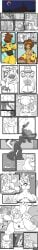 absurd_res anal anal_penetration anthro book castle_of_temptation duo ejaculation english_text eyes_closed fell_down female floor gameoverse glitch_productions hb_lint hi_res human kit_(gameoverse) kit_bodega long_image male male/female mammal penetration speech_bubble splashing_water tall_image text tile tile_floor vaginal vaginal_penetration
