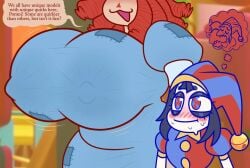 big_breasts breasts dapper_little_arts female huge_breasts hyper_breasts pomni_(the_amazing_digital_circus) ragatha_(the_amazing_digital_circus) tagme the_amazing_digital_circus thick_thighs wide_hips