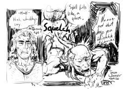 2026 2boys anal anal_penetration anal_sex blush blush_lines blushing cecil_stedman chest chest_hair closed_eyes english english_text gay gay_anal gay_male gay_sex hair hand_on_hip invincible invincible_(comics) invincible_(tv_series) male male/male male_only male_penetrated male_penetrating male_penetrating_male mature_male naked naked_male necklace no_visible_genitalia nude nude_male open_eyes open_mouth original_character pubes pubic_hair scar sex simple_background sweat sweatdrop sweating taco-wiener teeth teeth_showing teeth_visible text text_bubble white_background yaoi