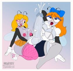 1female 1futa 2020s 2025 4_arms alternate_version_at_source alternate_version_available antennae_(anatomy) areolae artist_name artist_signature auburn_hair balls big_breasts big_penis bigger_penetrated black_eyes blonde_female blue_eyelashes blue_eyeshadow blush breast_size_difference breasts camilla_(the_buzz_on_maggie) camilla_zesty clothed clothed_sex clothing collared_shirt cum cum_on_breasts cum_on_own_balls cum_on_own_face cumming cumshot dawn's_cronies digital_media digital_media_(artwork) disney disney_channel enjoying_sex erect_penis erection eyes_rolling_back fan_character female_on_futa female_penetrating_intersex fondling_balls fucked_silly furry futanari futasub gloved_hands hairbow hand_behind_own_head hatokamek holding_penis huge_balls huge_cock humanoid_penis hyper_penis intersex/female jean_shorts large_wings light-skinned_female lily_(the_buzz_on_maggie) lingerie long_hair looking_at_penis looking_pleasured mature_anthro mature_futa miniskirt mostly_nude multi_arm nipples one_eye_closed open_clothes patreon_username penis penis_out_of_pants pink_areola pink_eyelashes pink_eyeshadow pink_lipstick pink_nipples ponytail sex shirtless_female shoes shorter_female simple_background sitting_on_knees small_dom_big_sub smaller_penis_but_dominant smug_face sticking_out_tongue strap-on_sex taller_female the_buzz_on_maggie thighhighs twitter_username watermark wide_hips