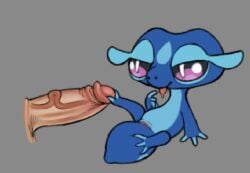 2026 animal_genitalia blue_body cloaca digital_drawing_(artwork) digital_media_(artwork) disembodied_penis duo eyelashes feet female female_feral female_focus feral feral_focus flat_colors foot_fetish foot_on_penis foot_play gecqua generation_10_pokemon genitals grey_background horizontal_cloaca human larger_human larger_male looking_at_genitalia looking_at_penis male male/female male_human mammal miori mrmystery_guy multicolored_body nintendo penis pokemon pokemon_(species) pokemon_ww pupils purple_eyes quadruped side_view simple_background size_difference slit_pupils smaller_female smaller_feral solo_focus tail thick_eyelashes thick_tail tongue tongue_out two_tone_body vein veiny_penis