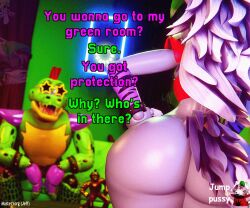 1boy 1boy1girl 1girls 3d animatronic animatronic_female animatronic_girl animatronic_male animatronics ass ass_focus big_ass dialogue english english_dialogue english_text five_nights_at_freddy's five_nights_at_freddy's:_security_breach fnaf huge_ass masteryorg0 montgomery_gator_(fnaf) roxanne_wolf_(fnaf) tagme