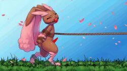 1boy ai_assisted ai_generated androgynous androgynous_male animated ball_gag chained collar enslaved ere erection femboy forced gagged helpless lopunny male male_only mp4 pokemon pokemon_(species) shiny_lopunny shiny_pokemon sissy slave slave_collar solo sound tagme tied_up trap video